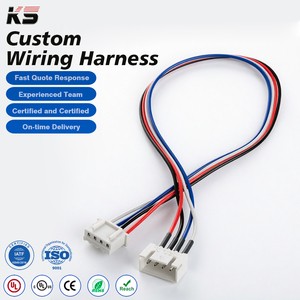 0.8-2.54Mm Pitch 1-40Pin Connector Wire Harness Cable Assembly Custom Electronic Wiring Jst Ph Xh Gh Zh Sh Molex Dupont Sur