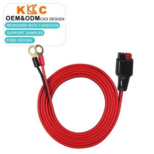 15A/30A/50A Solar Battery Cable - Tracy O-Ring Connector with Eyelet & Standard SB-50 Wire for Golf Trolley/Renewable Energy