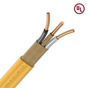 Nm-b NMB Nm-b 12/2 14/2 14/3 10/2 Awg 600v 8 Gauge Yellow Electrical Cable Building Wire Nm-b 12/2 for Usa Indoor Housing Cable
