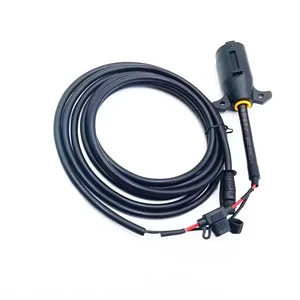 OEM Factory custom Heavy Duty 7 Way Trailer Plug Cord Wire Weatherproof Cable