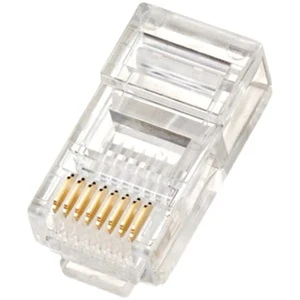 Coorle Cat5e UTP RJ45 Connector Plug 8P8C for Network Cable (Cat5e)