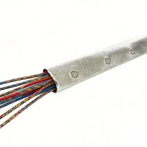 Durable Steel Buckle 800℃ High-temperature Resistant Heat Insulation Cable Wire Sleeve for protection