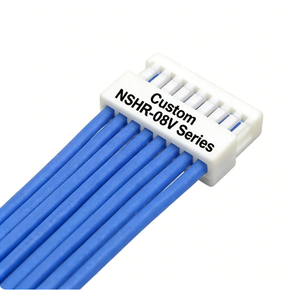 Ultra-Durable NSHR-08V 2.5mm Wire Harness Cable Assembly with Flame-Retardant Insulation, Shock-Resistant Connectors