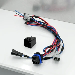Car Headlight Fog Light Kit Relay Extension Cable Wire Harness for Motorcycle Electronic & Home Appliance Use IP65 Rated