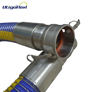 High Strength Composite Hose Reinforced with Synthetic Cord and Helix Steel Wire for Transfer of Chemical Petroleum Fuel and Oil