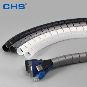 Cable Spiral Wrap PE Material 30mm Spiral Cable Wrap for Wires Protect Cable Wire Wrap