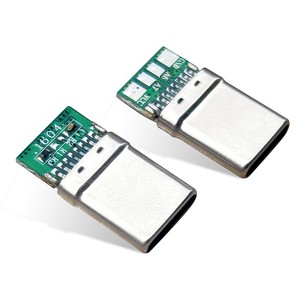 Type C Fast Charge Connector Stainless Steel Housing With Copper 5 PIN