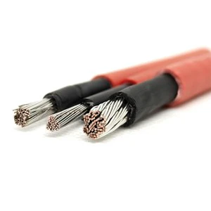 1500V PV Wire Weather Resistant Photovoltaic Solar Power Cable H1Z2Z2-K Tinned Copper Core 4mm TUV CABLE for PV System