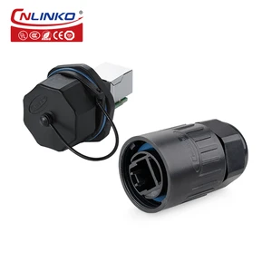 Cnlinko YT-RJ45 IP68 Waterproof RJ45 Connector Overmolded Cable Assembly Outdoor Wiring Project and Industrial Electrical System