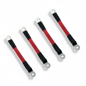 JFS Custom-Made Tin Plated Copper Engine Wiring Harness Nylon Rubber O Ring Terminal Solenoid 200mm Length Electronic Automotive