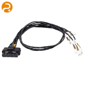 Industrial High-Density Aluminum Conductor PVC Pin 1-to-Multi Integrated Control Harness 12V Controller Automation Equipment 1m