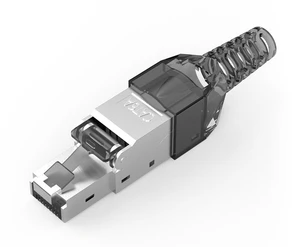 ZHEFAN Multiple Colour Tool-Free RJ45 Plug Toolless Plug Shielded Cat6a Rj45 Stp Keystone Jack Modular Plug