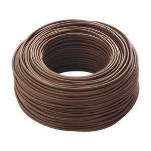Multipolar Brown Rubberized Electric Cable FS18or18 5 Wires *** Length 10 Meters, Conductor Section 5g2,5mmq, Fu...