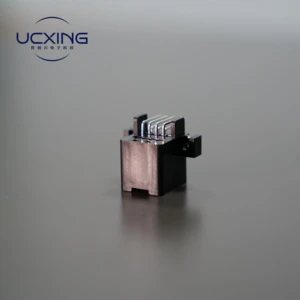 WX120D 8P 90 12V DC 3A Male Copper Alloy Contact Rectangle Shape Servo Motor Adapter Connector