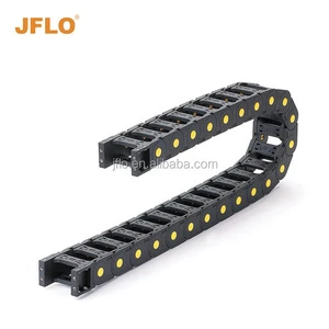 JFLO Reinforced Nylon Flexible Bridge Type Cable Drag Chain