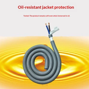 TRVV2 3 4 5 6 8 10 Cores*0.15 0.2 0.3 0.5 High Flexible Fold-resistant Modified PVC Jacket 300/500V Drag Chain Cable 10 Million