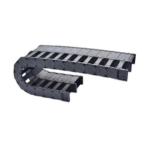 Incline Drag Chain Conveyor Nylon Flexible Cable Tray Chain Hydraulic Hose Drag Chain Welded Steel for Machine Tool Industry