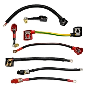High Quality 105℃ PVC Jacket 3AWG 25mm2 Battery Leads Wires With Terminal Ring for Energy Storage Battery