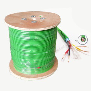 TianJie OEM KNX EIB BUS Cable 2X2X0.8MM2 2P BC Shielded Twisted Pair LSZH KNX Cable