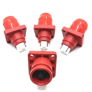 Renewable Solar Power 8mm 150A Red HV Connector Battery Energy Storage Connector Inner Screw Socket for 35mm Cable