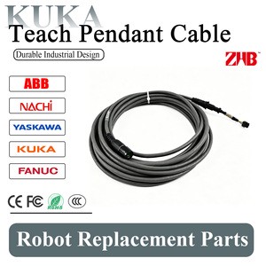 Kuka Industrial Robot C4 C5 Teach Pendant Cable 00-174-901 00-181-563 00-320-104 Shielded Wiring Harness Spare Part