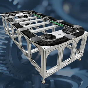 Industrial Circular Guide Rail Conveyor Multi-station Heavy Load High Wear Resistance for Automated Production Line