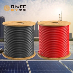DC Cable H1Z2Z2-K 1X6mm Electrical Wires XLPO Tinned Copper Cable 1500V for Solar System