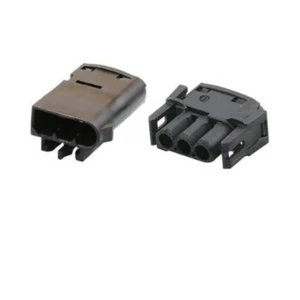 NEW 3P sheathed waterproof wiring harness connector plug end blocked
