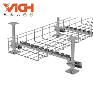 Quality Certified Wire Mesh Cable Tray Cabinet Assemble Stand and Under Floor Assemble Bar for Installation