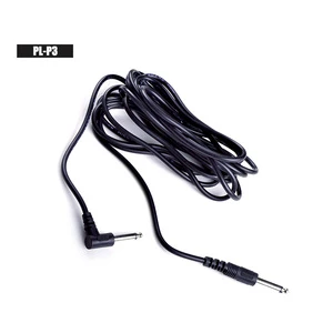 Wholesale Black Guitar Cable Instrument TS to Right-Angled 3M/5M/10M Guitar Patch Cable High Quality for Electric Guitar Cable