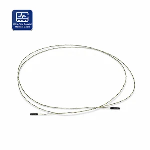 Ultra-Fine Coaxial Medical Wires Customized Cable Assembly PCBA 44# 50 Ohm TDR Tested Low-Loss Ultrasound Probe Wire Harness