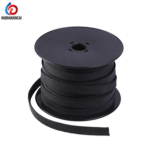Oil & Chemical Resistant PET Sleeve Engine Compartment Wiring Harness Protection Automotive Specific Braided Mesh Tube