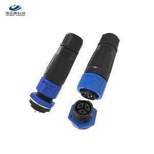 M16 Circular 3Pin Flame Retardant UV Resistant Automation Control Signal Waterproof Cable Connector