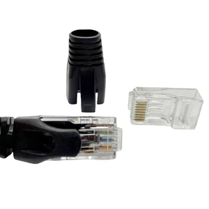 Shielded RJ45 Connector Cat5e Cat6 RJ45 Plug 8P8C Connector with Gold Plating