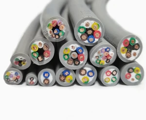 Premium 2-15 Core Trw Trvp PVC Shielded Flexible Drag Chain Towline Control 0.75mm Power Cable