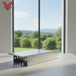 HUAPENG Cable Trunking Aluminum Alloy Anodized Heat-dissipating Channel-type Cable Tray for High-rise Buildings