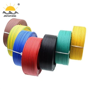BVVB Insulated Copper PVC Building Wire 1.5mm 2.5mm 4mm Stranded Electrical Cable Solid Conductor Flatble Cable