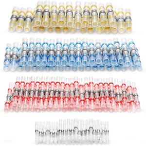 120pcs Mogen Solder Seal Wire Connector Solder Seal Heat Shrink Butt Connectors Terminals