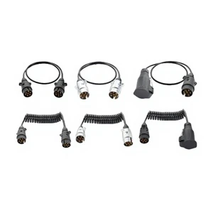 Automotive Truck 12V European Trailer Spring Cable Set/Kit Wire Harness Length Customized