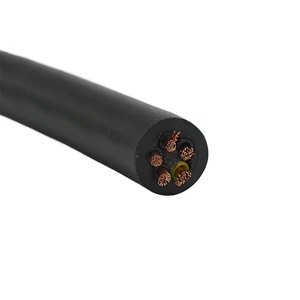 CE Certified HSFLEX-CP801 High-Flex PUR Control Cable 300/500V Oil-Resistant for Industrial Robotics Drag Chain Systems Machine
