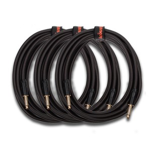 Wholesale High End 3M Double Shield Audio Cable Guitar Cord Instrument Guitar Cables with 1/4 Inch Golden Mono Jack