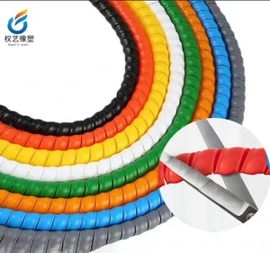 Made by Chinese Large Factories 8 10 16 22 28 32 42mm Plastic Cable Wrapping Spiral Sheath With Factory Prices