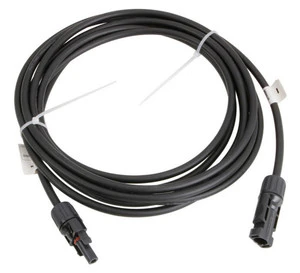 Wholesale Tinned Copper Waterproof Flame Retardant 4 6mm2 Low Voltage Solar Panel Extension DC Cable with Female Male Connector