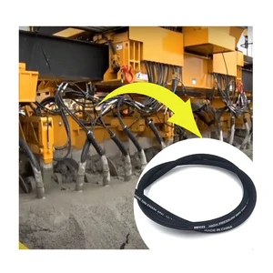 Oil Resistant Hose Hydraulic Hose En857 1sc/2sc Steel Wire Braided Tube