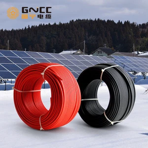 European XLPE/XLPO H1Z2Z2-K 10mm Single Core Solar Tinned Copper Wire Cables DC PV Cable Halogen-Free Low Smoke Solar Wire