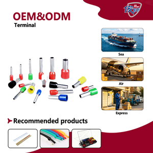 JUNPAI Copper Tin Plated Insulated Crimp Terminals Automotive Use Single Wire End Terminal Connector 250V Rated Voltage Models