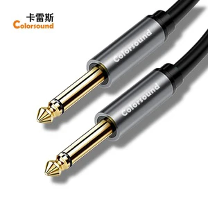 6.35mm Male to Male Guitar Cable Mono Audio Plug Instrument Cable