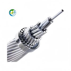 ACSR Bare Aluminum Wire 31core 241.7mm Sparrow ASTM B232 35kV High Voltage Cable For Solar/Wind/Substation/Rural