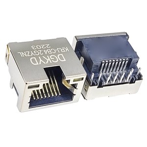 Optimal Connectivity Ethernet Connectors Low Profile Metal Shielded RJ45 Jack Factory Priced