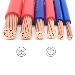 BV Pure Copper Insulated PVC Solid Electrical Cables 450/750V Building House Use